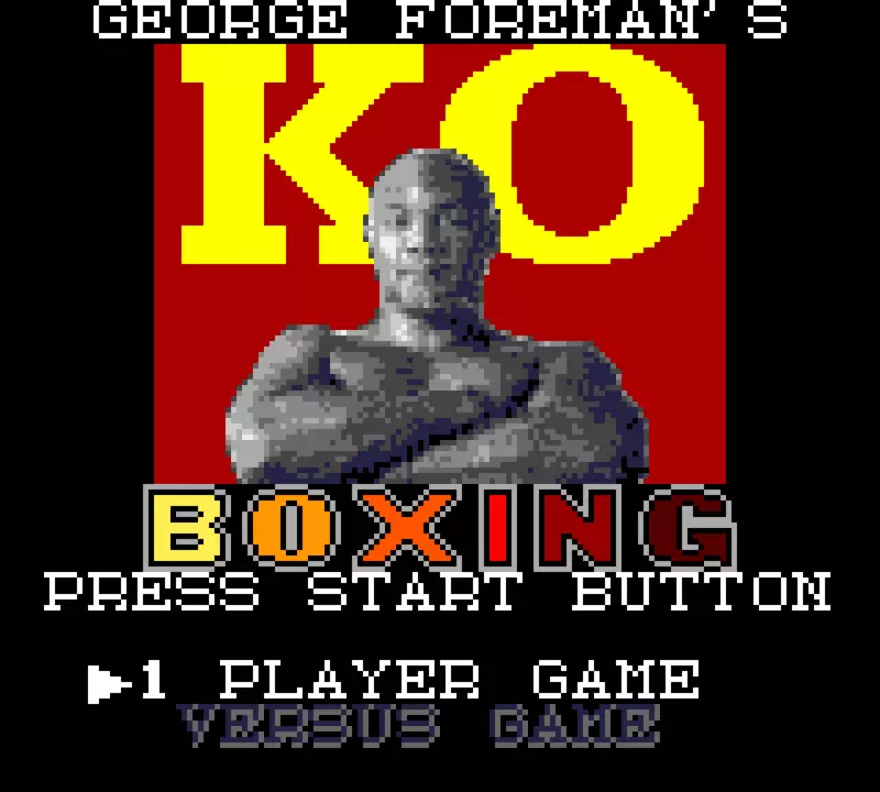 Image n° 4 - screenshots  : George Foreman's KO Boxing